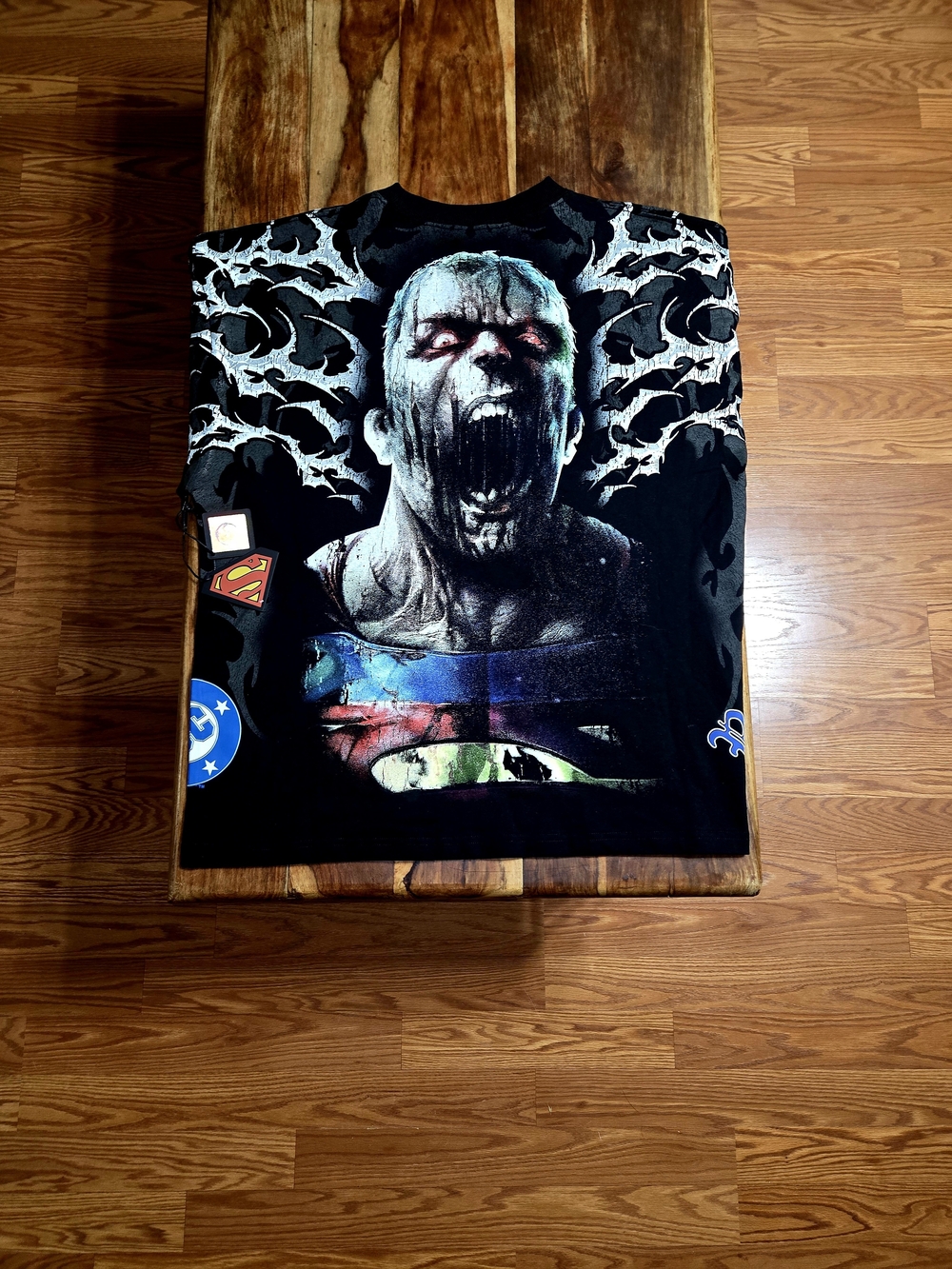 Civil Regime/Superman Collab Men's Black Graphic Tee